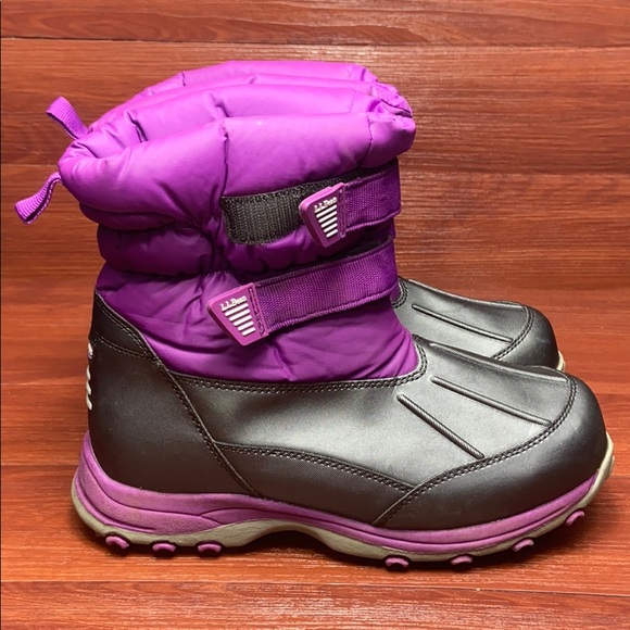 purple ll bean boots